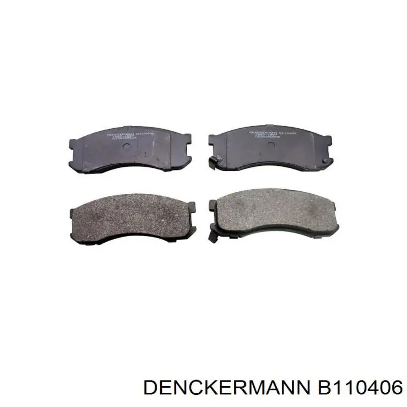 B110406 Denckermann Передні гальмівні колодки