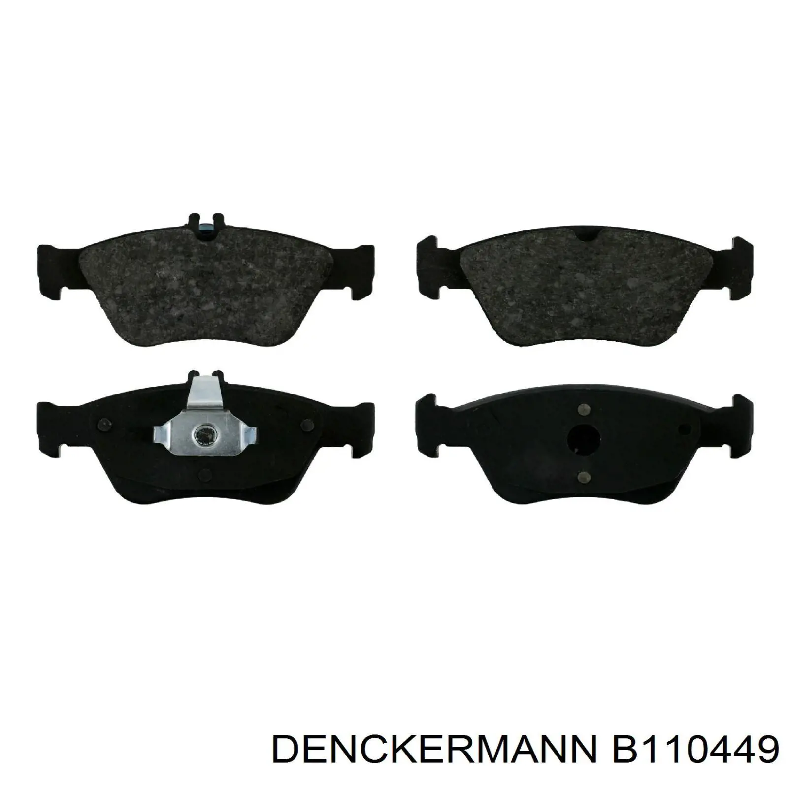 B110449 Denckermann Передні гальмівні колодки