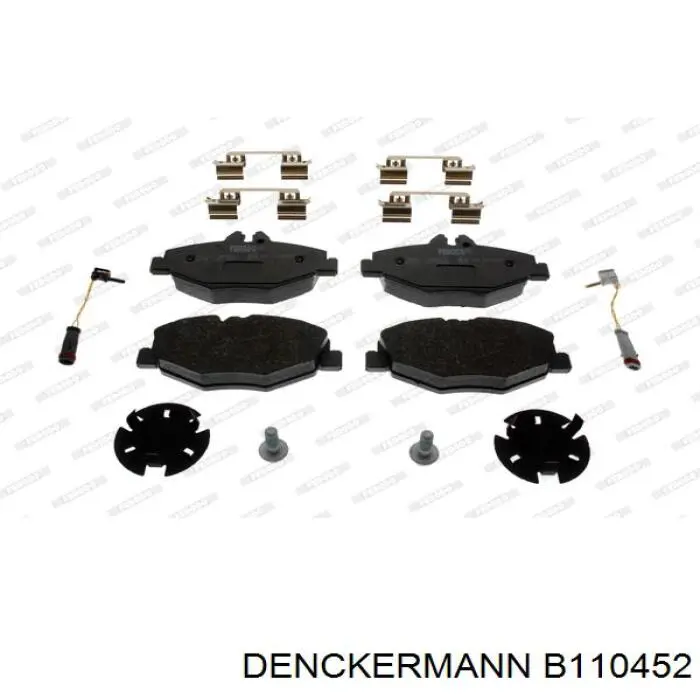 Гальмівні колодки Denckermann B110452 ціна, від 24.63 USD