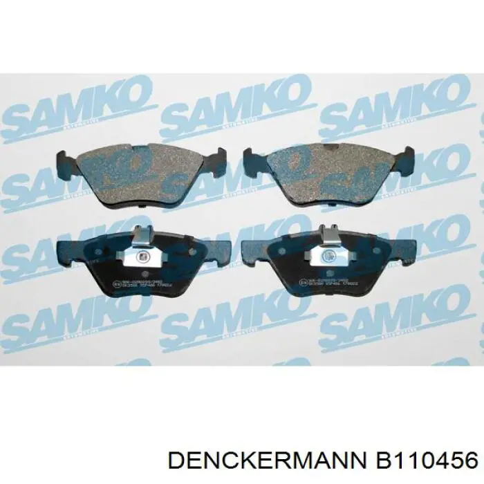Передні тормозні колодки B110456 Denckermann