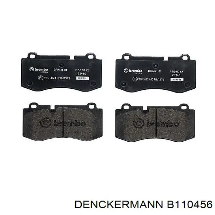 Купити B110456 Denckermann Колодки гальмівні передні, дискові