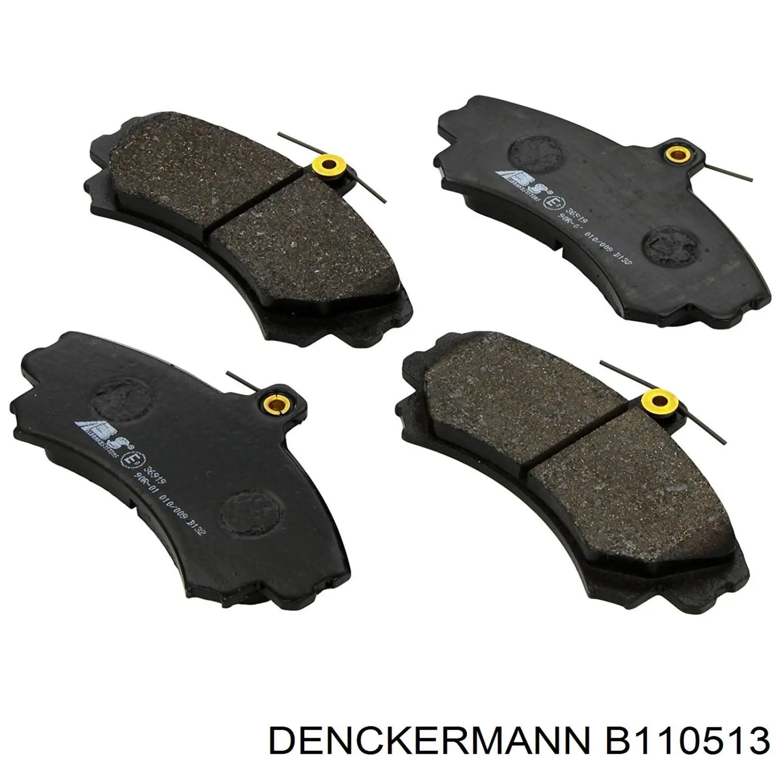 Купити B110513 Denckermann Колодки гальмівні передні, дискові