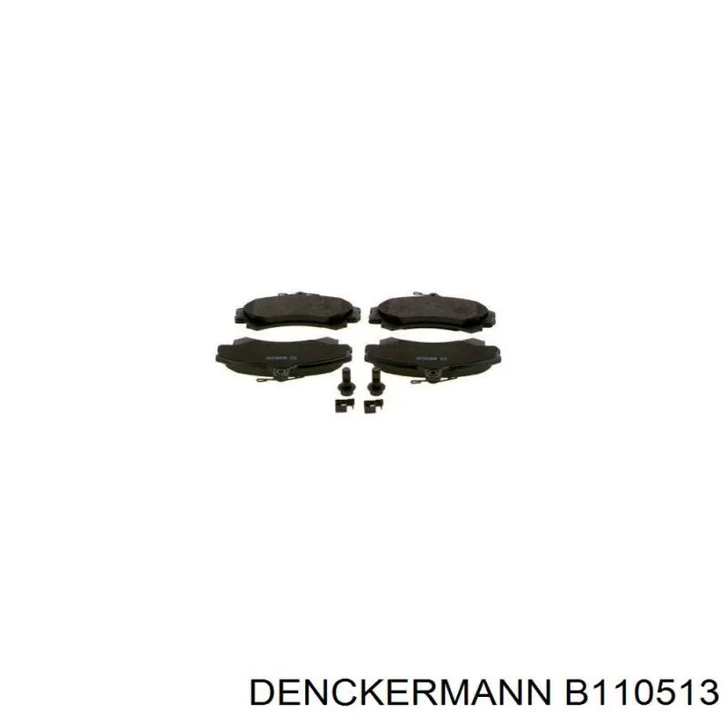 Передні тормозні колодки B110513 Denckermann