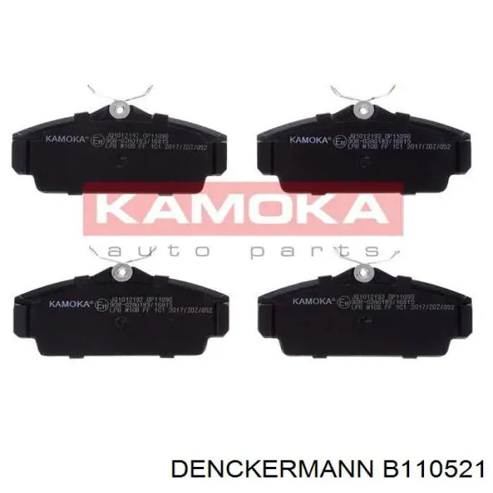 B110521 Denckermann Передні гальмівні колодки