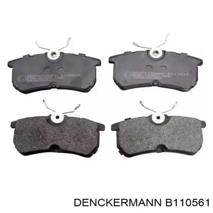 Передні тормозні колодки B110561 Denckermann