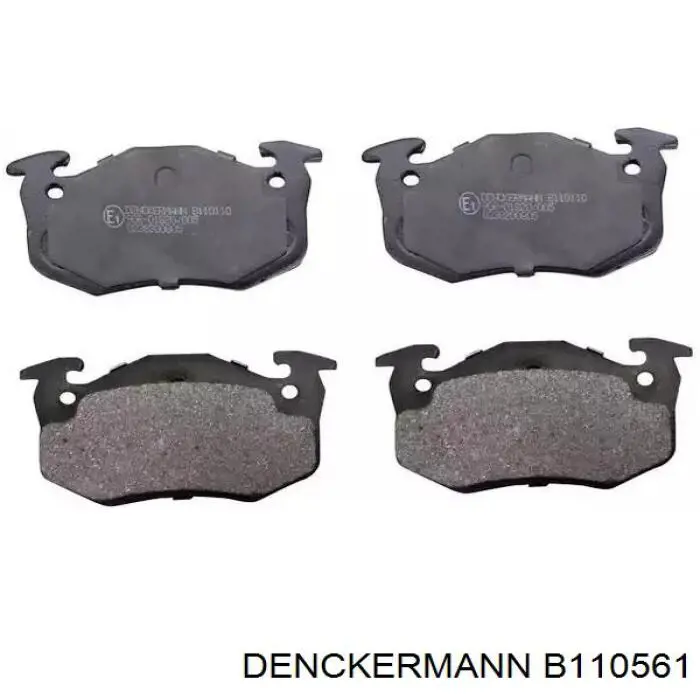 Гальмівні колодки Denckermann B110561 ціна, від 16.85 USD