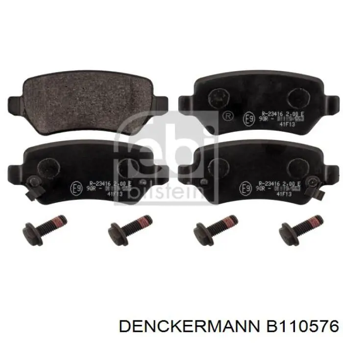 Задні дискові колодки Denckermann B110576