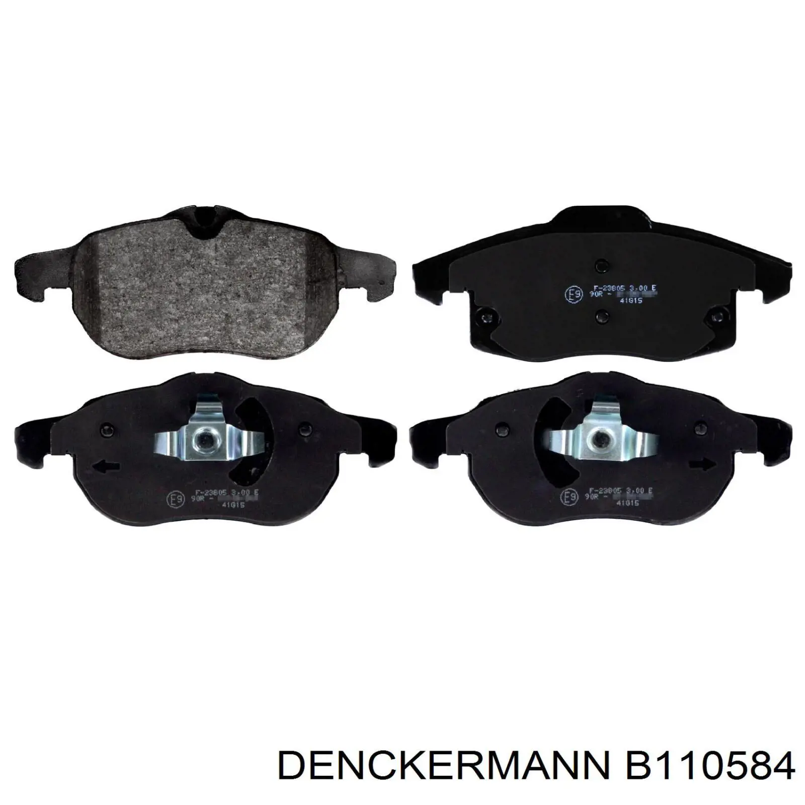 B110584 Denckermann Передні гальмівні колодки