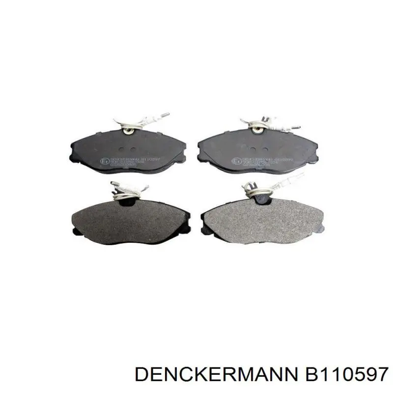 B110597 Denckermann Передні гальмівні колодки