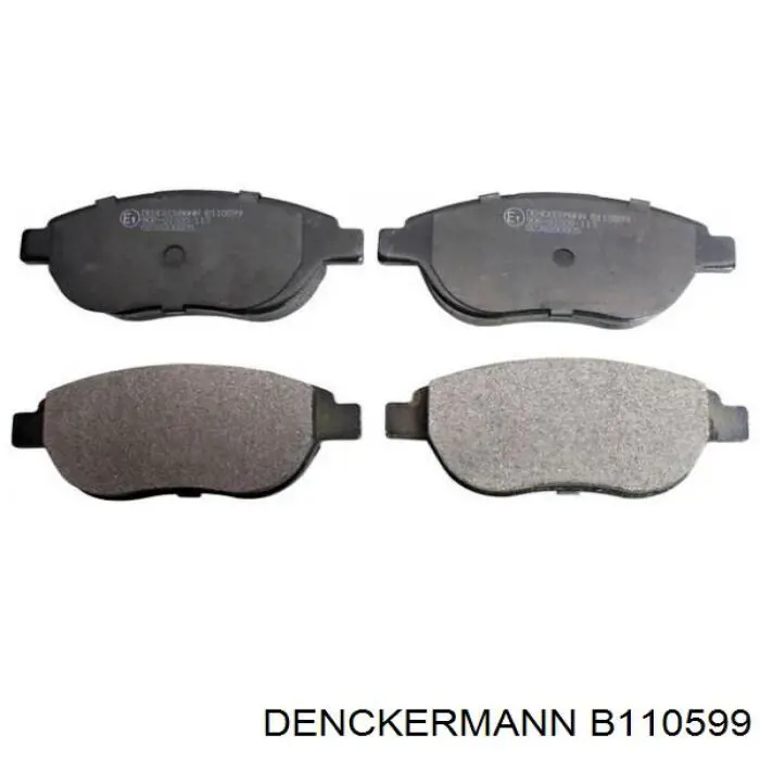 B110599 Denckermann Передні гальмівні колодки