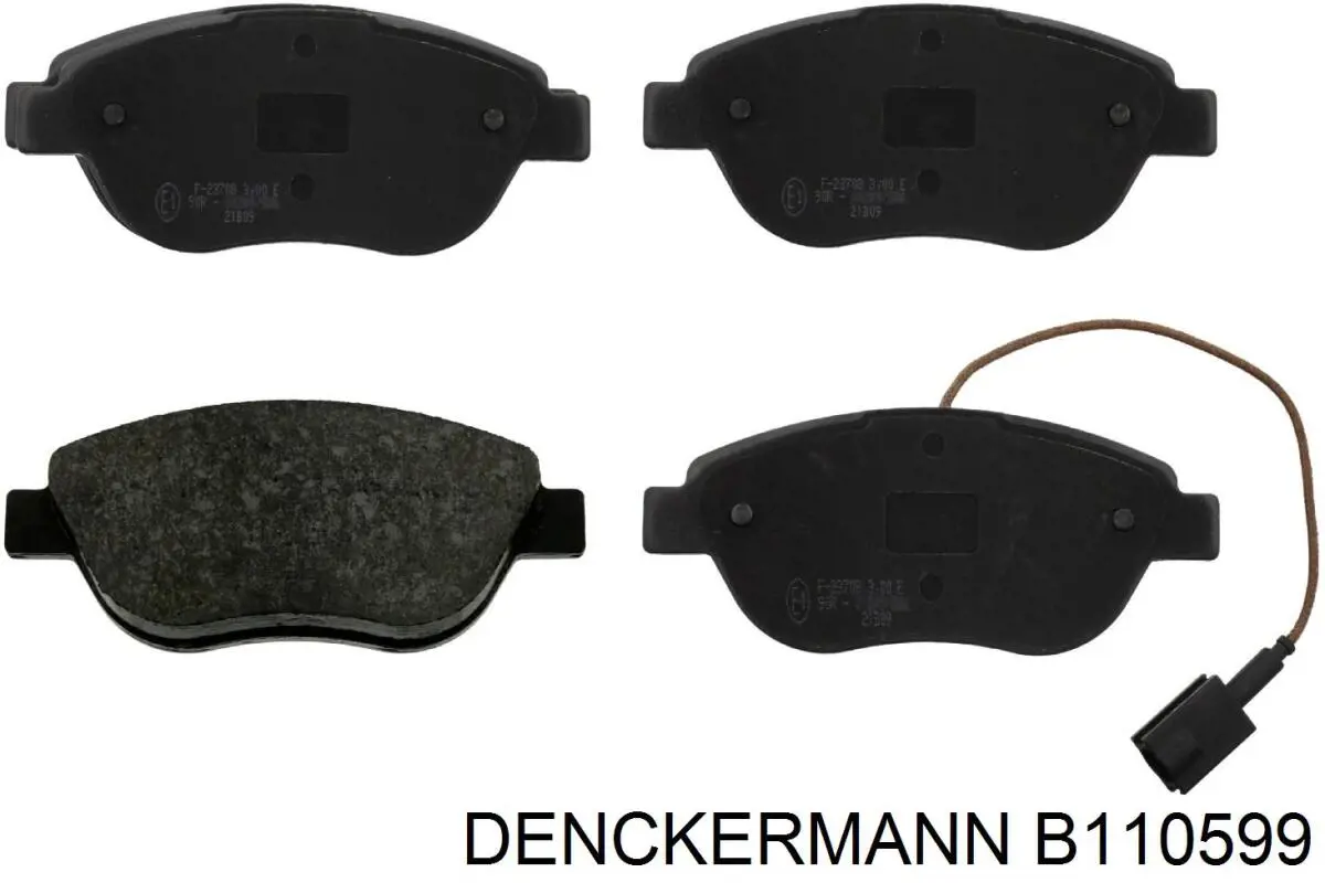 Гальмівні колодки Denckermann B110599 ціна, від 18.43 USD
