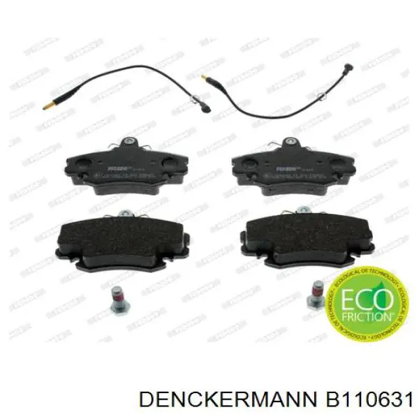 Гальмівні колодки Denckermann B110631 ціна, від 16.35 USD