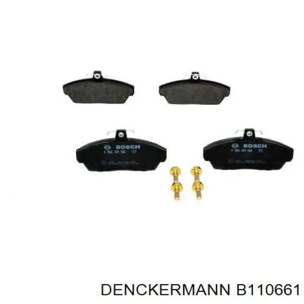 Гальмівні колодки Denckermann B110661 ціна, від 21.47 USD