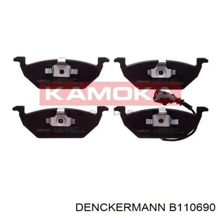 Гальмівні колодки Denckermann B110690 ціна, від 18.50 USD