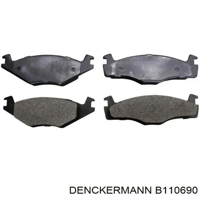Купити B110690 Denckermann Колодки гальмівні передні, дискові