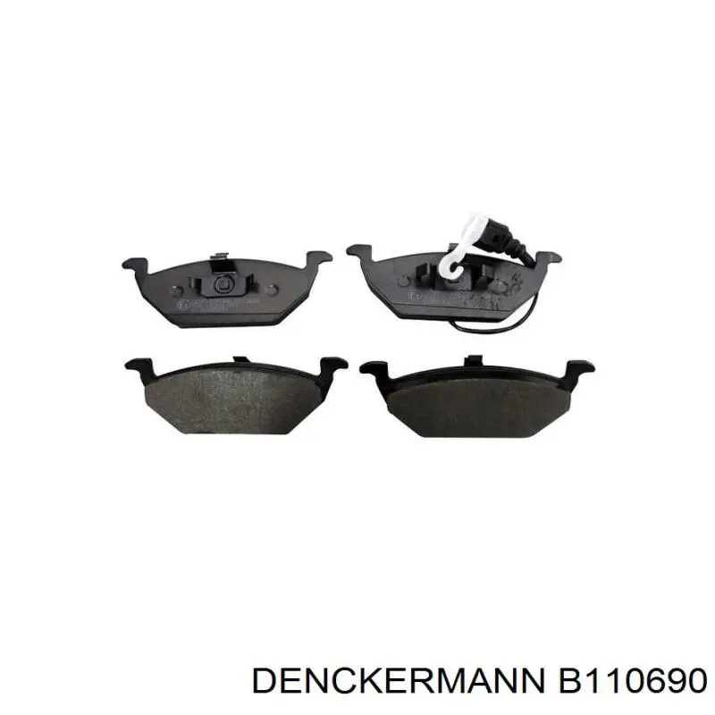 B110690 Denckermann Передні гальмівні колодки