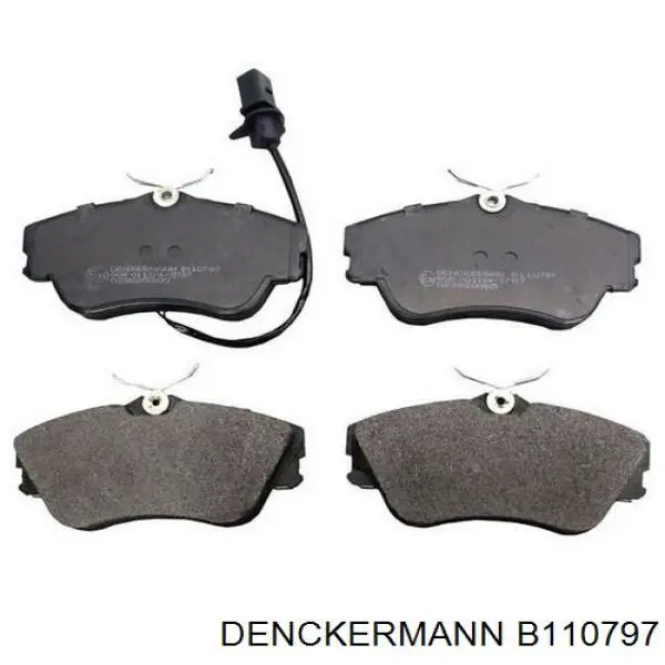 B110797 Denckermann колодки гальмівні передні, дискові