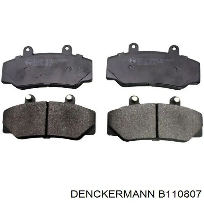 B110807 Denckermann колодки гальмівні передні, дискові