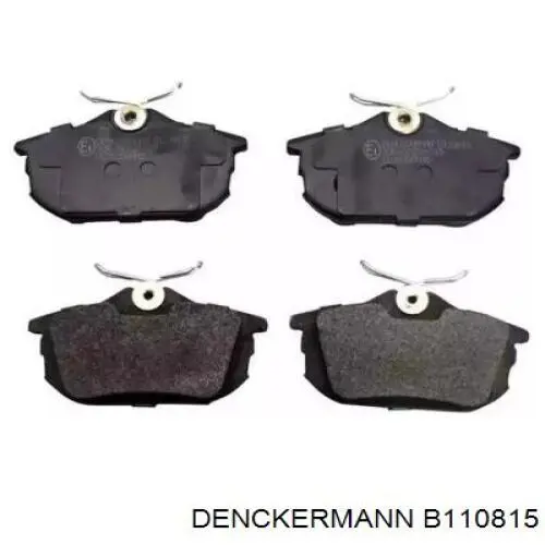 B110815 Denckermann Колодки гальмівні задні, дискові