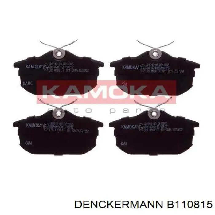 Задні гальмівні колодки Denckermann B110815 ціна, від 18.26 USD