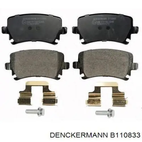 Купити B110833 Denckermann Колодки гальмівні передні, дискові