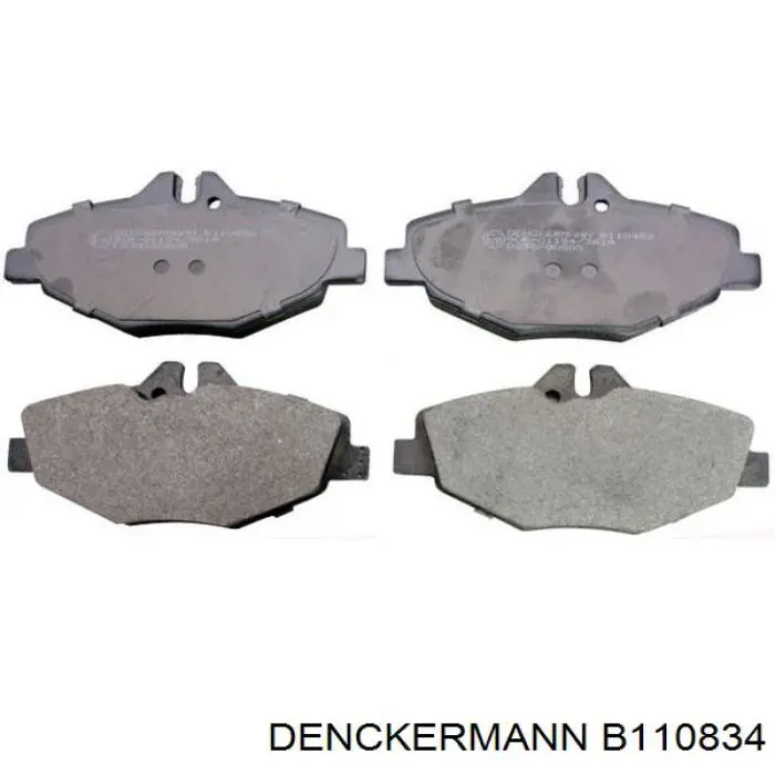Передні тормозні колодки B110834 Denckermann