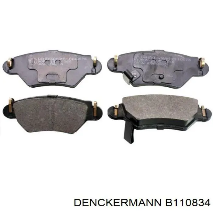 Купити B110834 Denckermann Колодки гальмівні передні, дискові