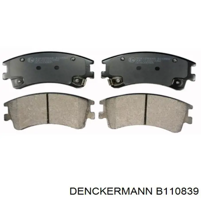 Купити B110839 Denckermann Колодки гальмівні передні, дискові