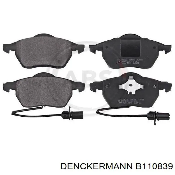 B110839 Denckermann Передні гальмівні колодки