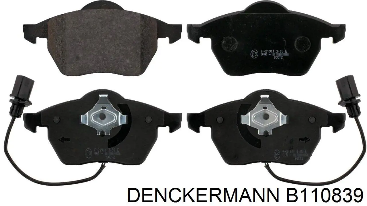 Гальмівні колодки Denckermann B110839 ціна, від 22.86 USD