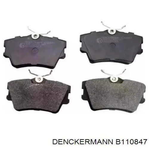 Задні гальмівні колодки Denckermann B110847 ціна, від 17.47 USD