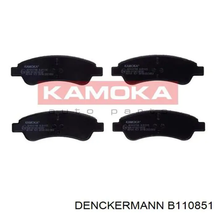 B110851 Denckermann Передні гальмівні колодки