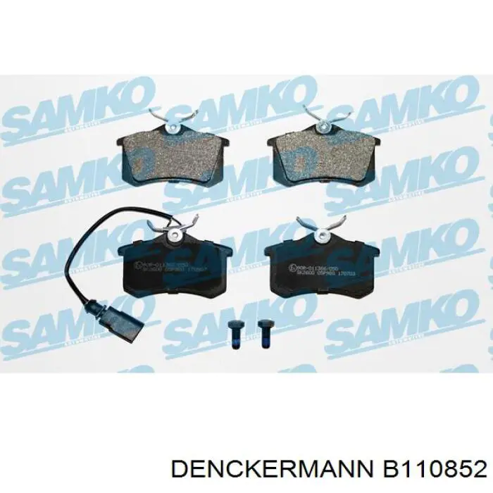 Купити B110852 Denckermann Задні колодки