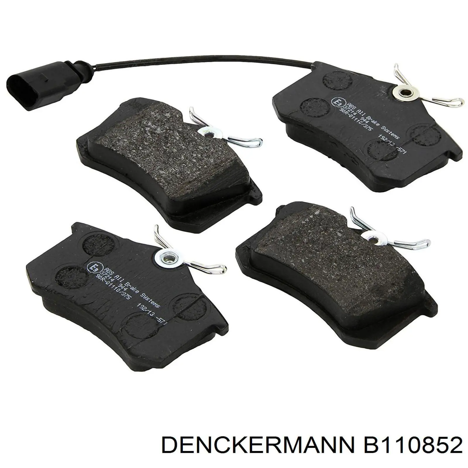 Задні гальмівні колодки Denckermann B110852 ціна, від 17.29 USD