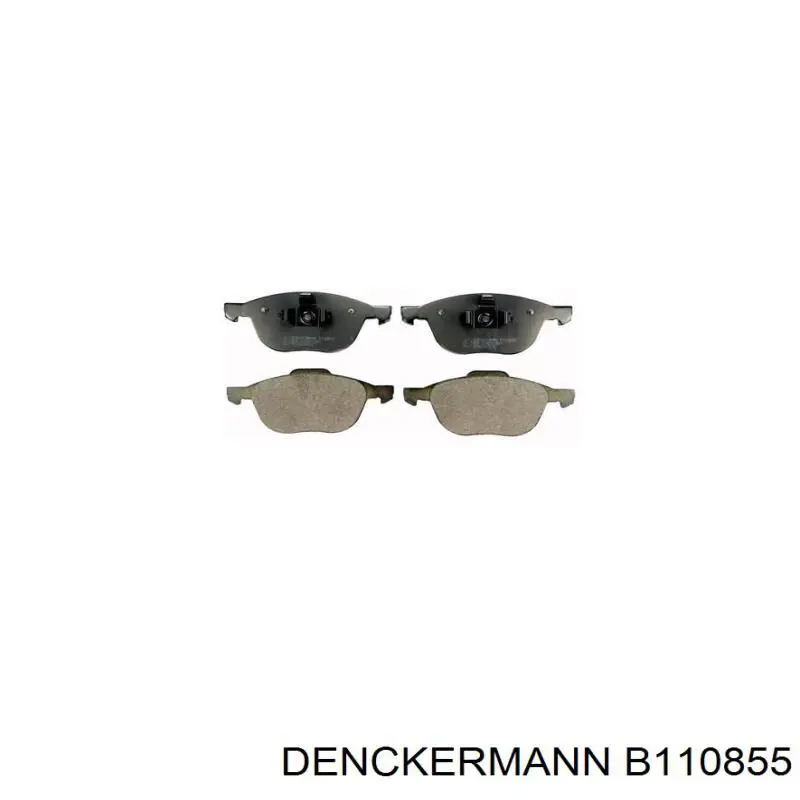 B110855 Denckermann колодки гальмівні передні, дискові
