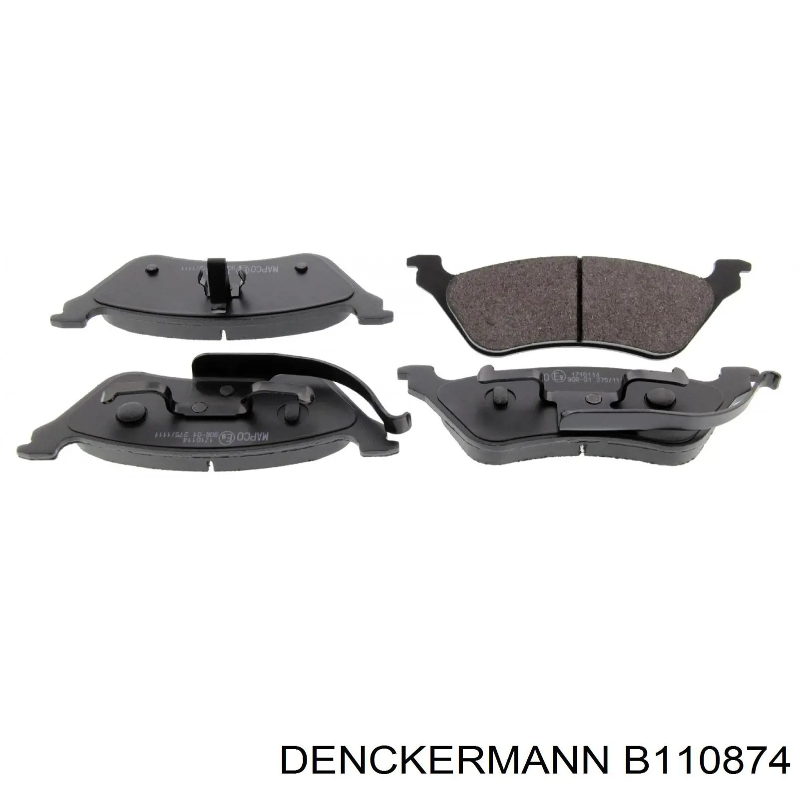 Купити B110874 Denckermann Задні колодки