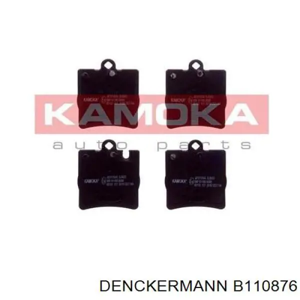 Задні гальмівні колодки Denckermann B110876 ціна, від 15.39 USD