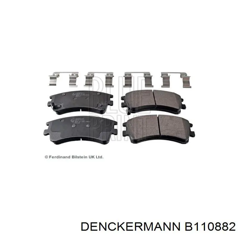 Гальмівні колодки Denckermann B110882 ціна, від 22.15 USD