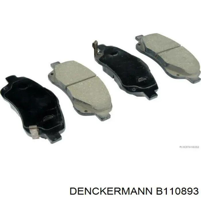 B110893 Denckermann Колодки гальмівні задні, дискові