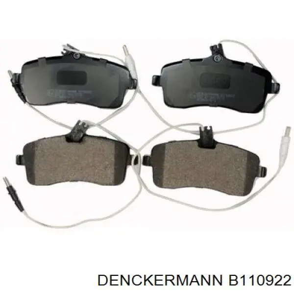 B110922 Denckermann Передні гальмівні колодки