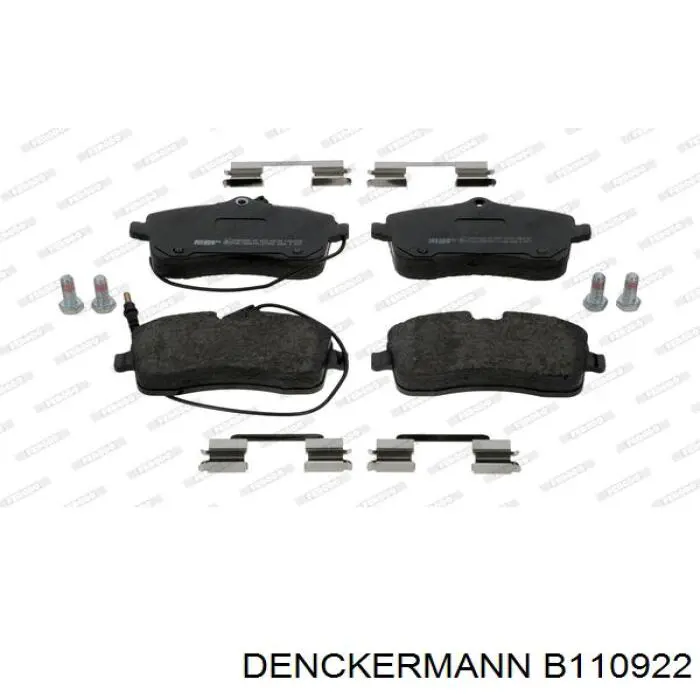 Купити B110922 Denckermann Колодки гальмівні передні, дискові