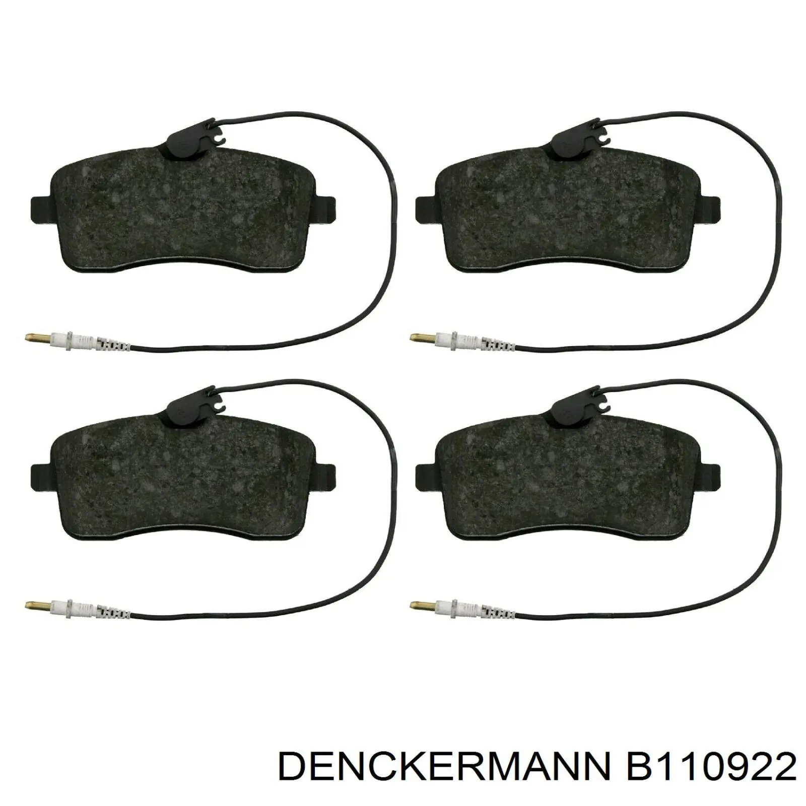 Тормозні колодки Denckermann B110922