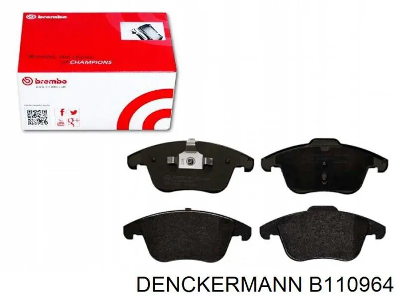 Тормозні колодки Denckermann B110964