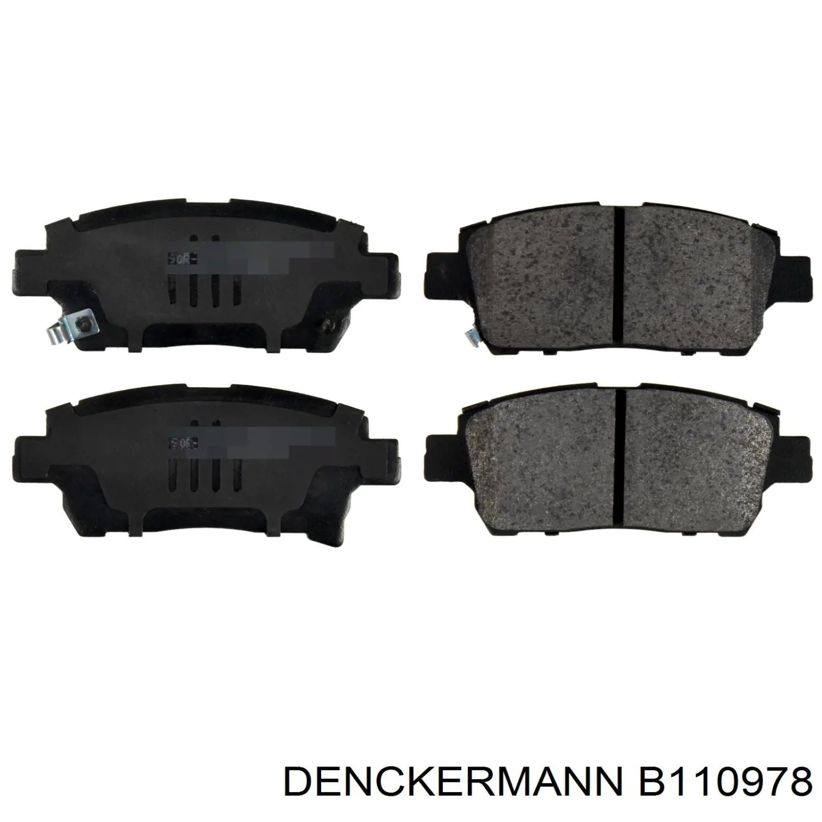 B110978 Denckermann Передні гальмівні колодки
