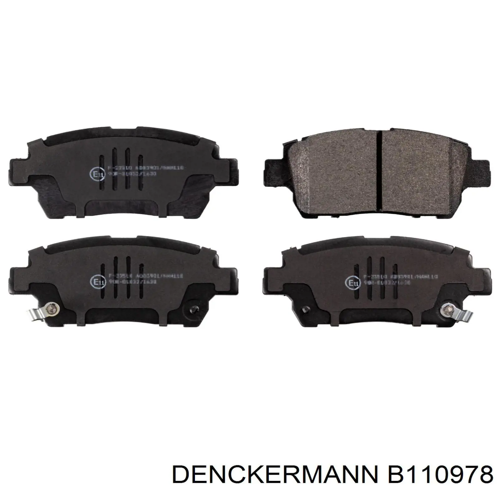 Гальмівні колодки Denckermann B110978 ціна, від 19.98 USD