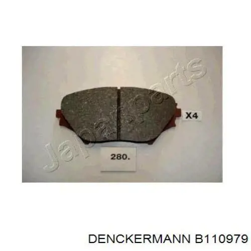 Купити B110979 Denckermann Колодки гальмівні передні, дискові
