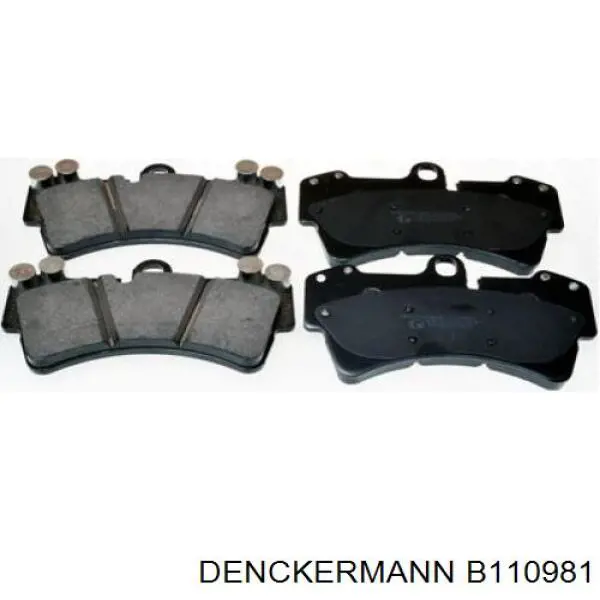 Купити B110981 Denckermann Задні колодки