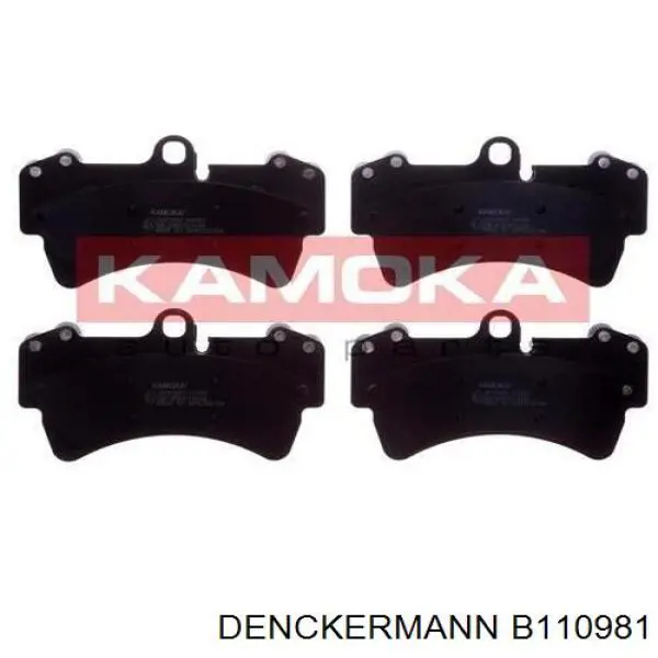 B110981 Denckermann Колодки гальмівні задні, дискові