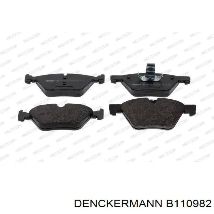 Гальмівні колодки Denckermann B110982 ціна, від 28.27 USD