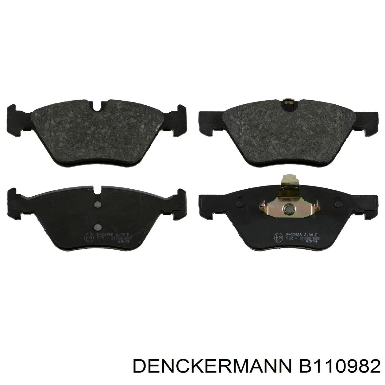 Купити B110982 Denckermann Колодки гальмівні передні, дискові